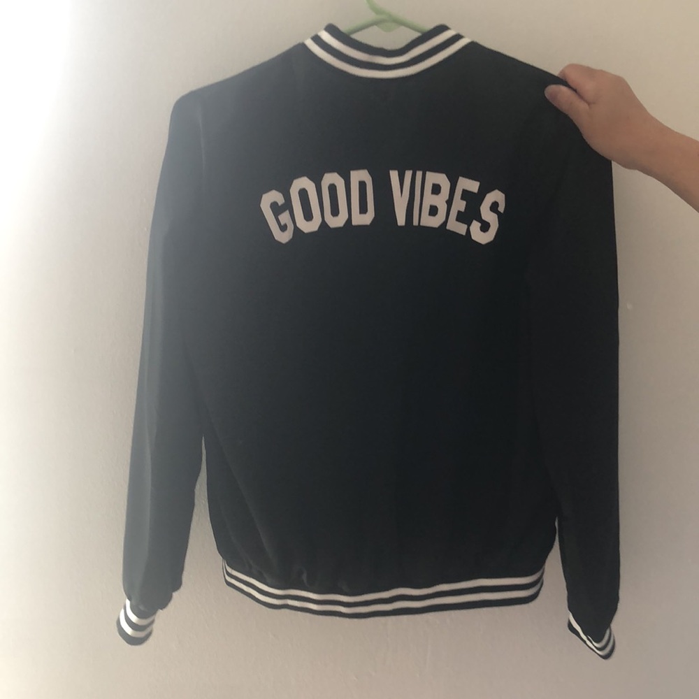 Suburban riot good vibes zip up